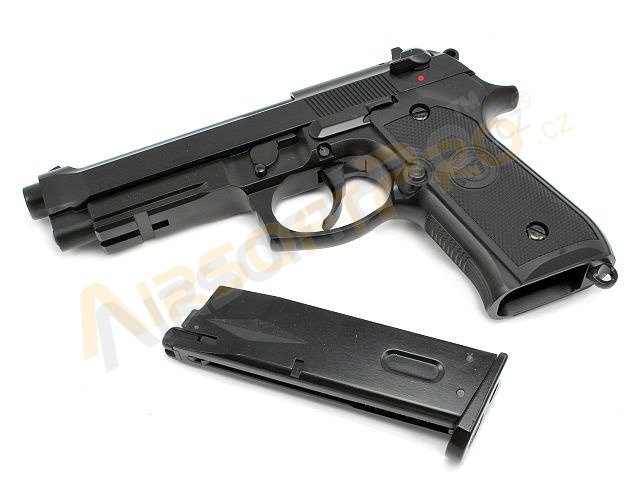 Pistolet airsoft M9 A1 Gen 2, noir, fullmetal, blowback- ONLY FULL AUTO [WE]