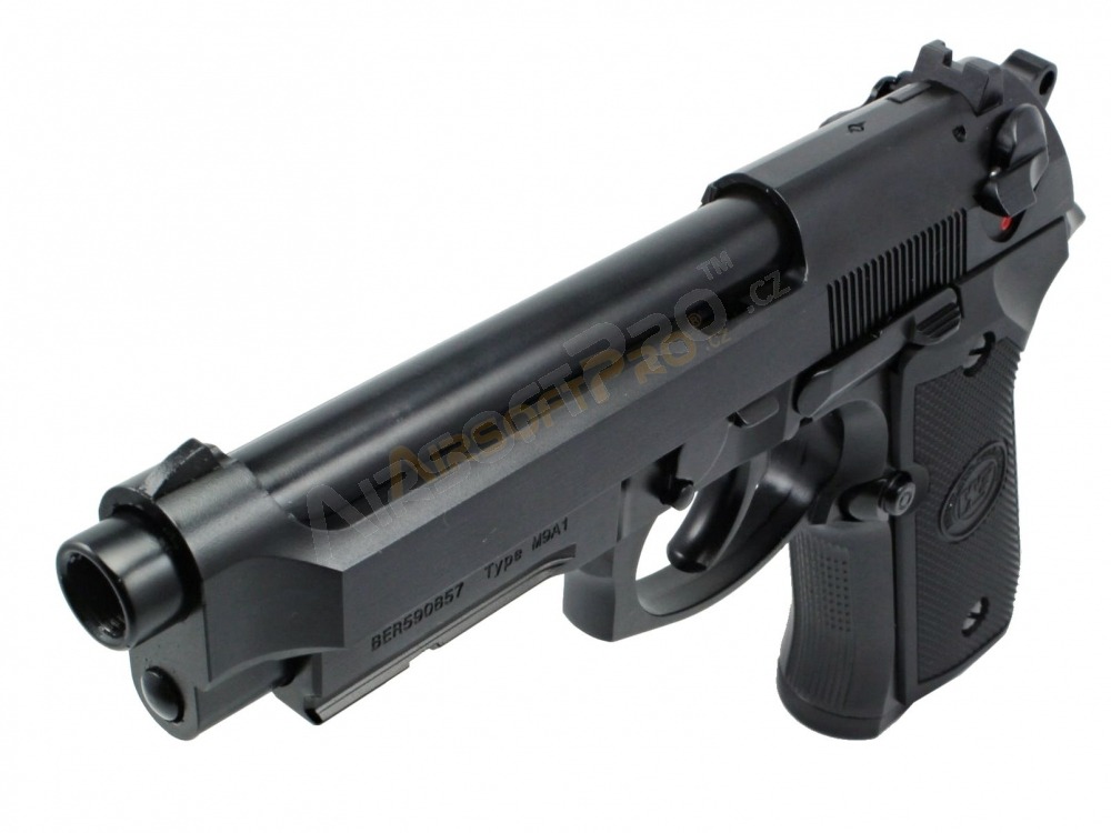 Pistolet airsoft M9 A1 Gen 2, noir, fullmetal, blowback- ONLY FULL AUTO [WE]