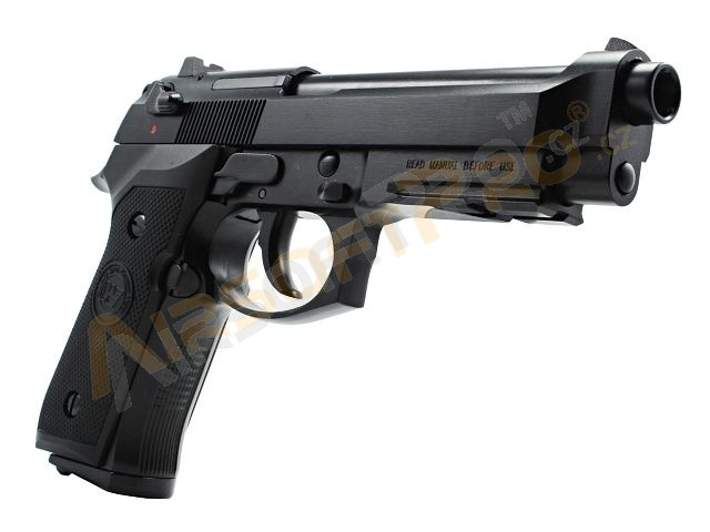 Airsoft pistol M9 A1 Gen 2, black, fullmetal, blowback- ONLY FULL AUTO [WE]