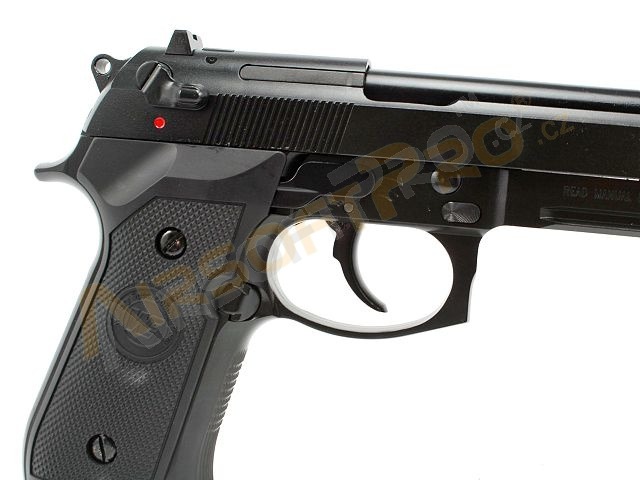 Pistolet airsoft M9 A1 Gen 2, noir, fullmetal, blowback [WE]
