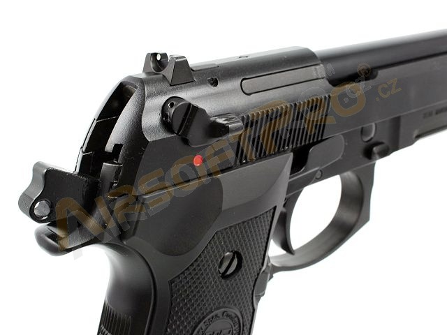 Pistolet airsoft M9 A1 Gen 2, noir, fullmetal, blowback [WE]