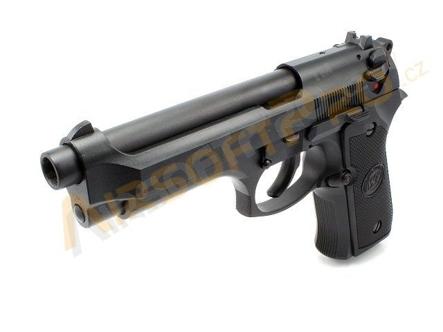 Airsoft pistol M92, black, fullmetal, blowback [WE]