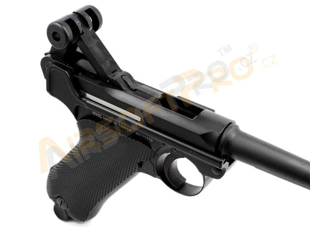 Airsoft pistol P08 Full Metal CO2 - 4 inch version, blowback [KWC]