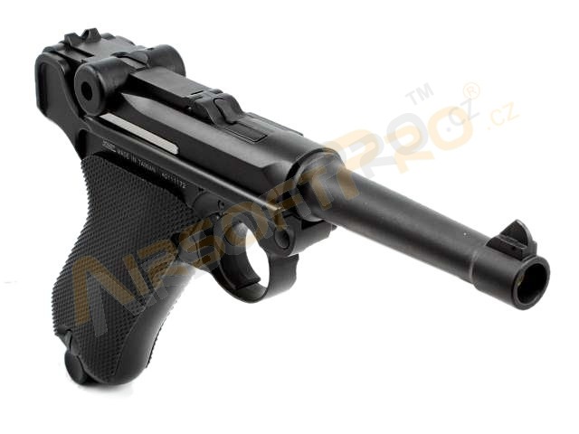 Airsoft pistol P08 Full Metal CO2 - 4 inch version, blowback [KWC]