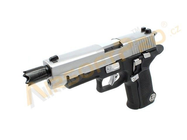 Airsoft pistol P-VIRUS F226 , Metal, blowback, LED BOX [WE]