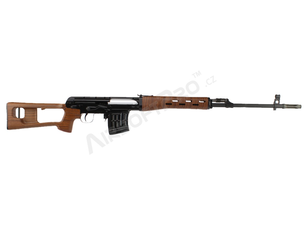 Airsoft sniper SVD GBB full metal, blowback - plastic wood [WE]
