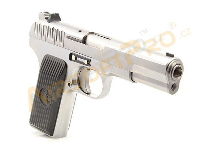 Airsoft pistol TT33, silver - Metal, blowback [WE]