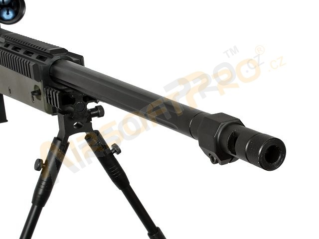 Lunette de visée et bipied MB4407D pour sniper airsoft - olive [Well]