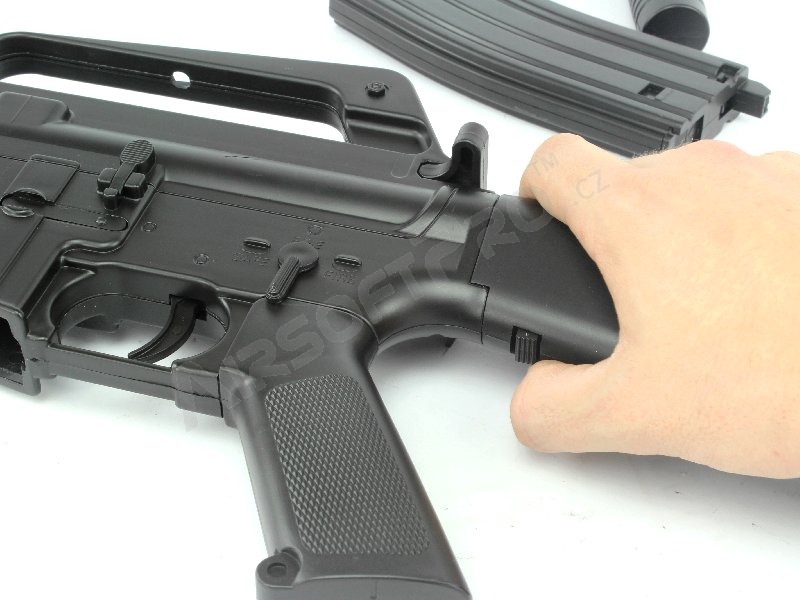 Airsoftová zbraň M16 A3 (S31) + svítilna + rukojeť,  ABS, manuál [Well]