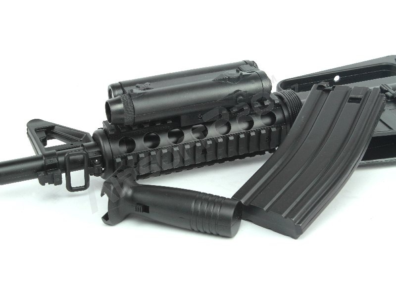 Airsoft M16 A4 + flashlight + grip - ABS [Well]