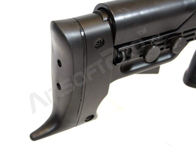 Airsoft sniper MB11D + puškohled + dvojnožka - černá [Well]