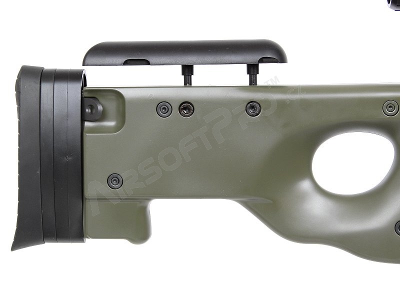 Airsoft sniper L96 OD (MB01C) + scope and bipod - OD [Well]
