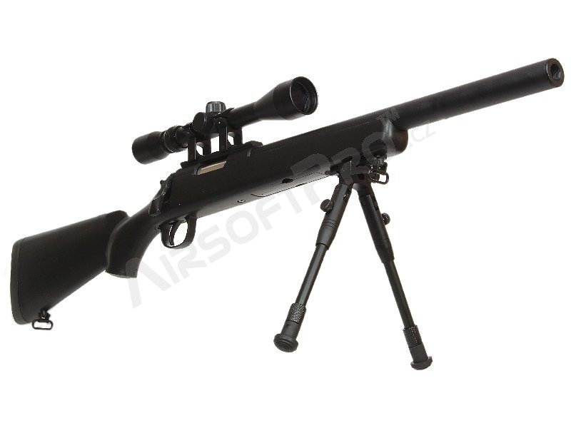 Sniper airsoft MB02D BK bipied de visée [Well]