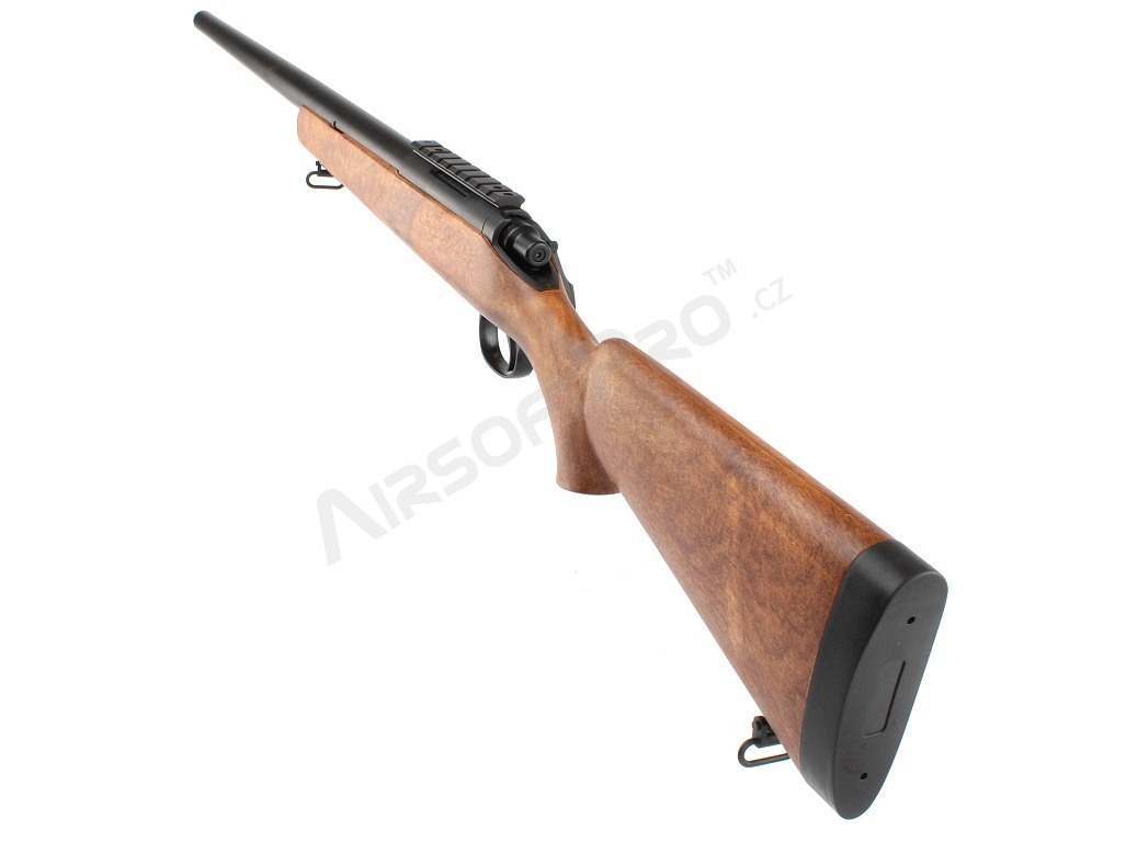Airsoft sniper MB03A - wood style [Well]