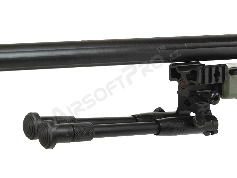 Airsoft sniper MB4414D + scope and bipod - olive [Well]