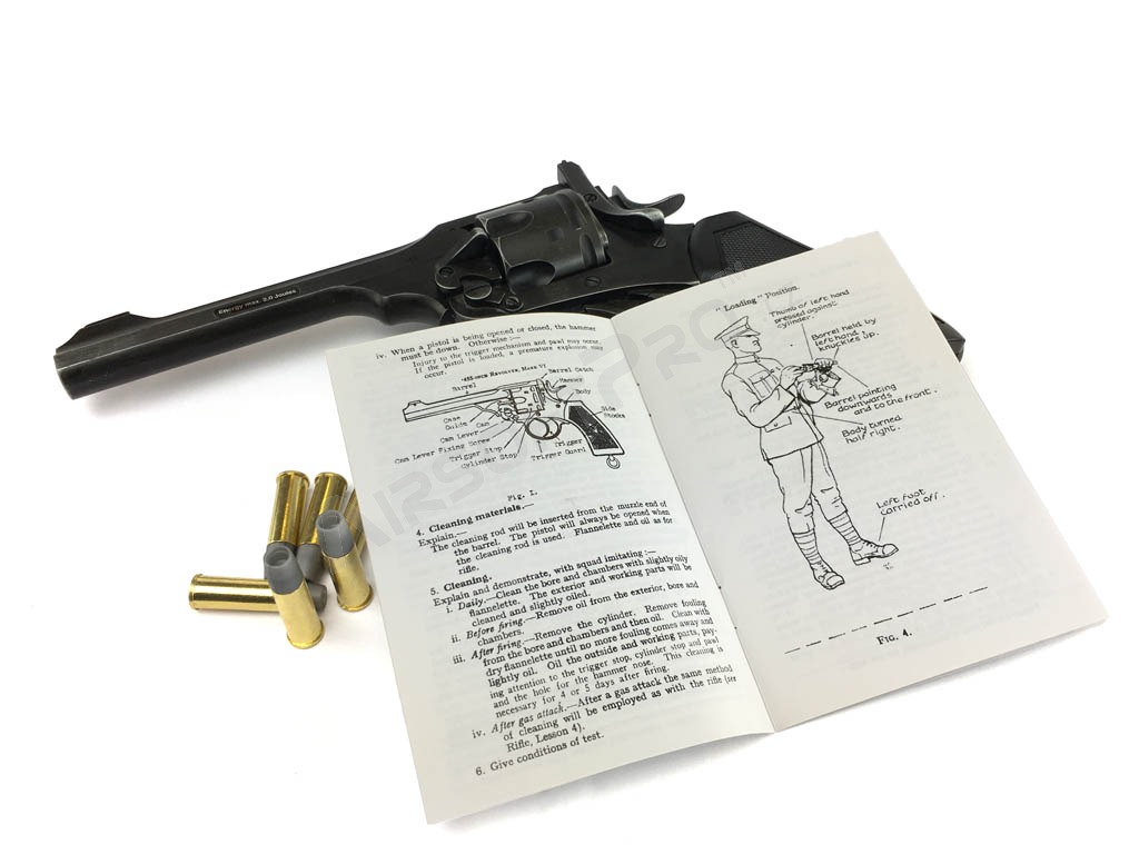 Revolver 792W Webley Mk.VI .455 CO2 Battlefield finish [WG]