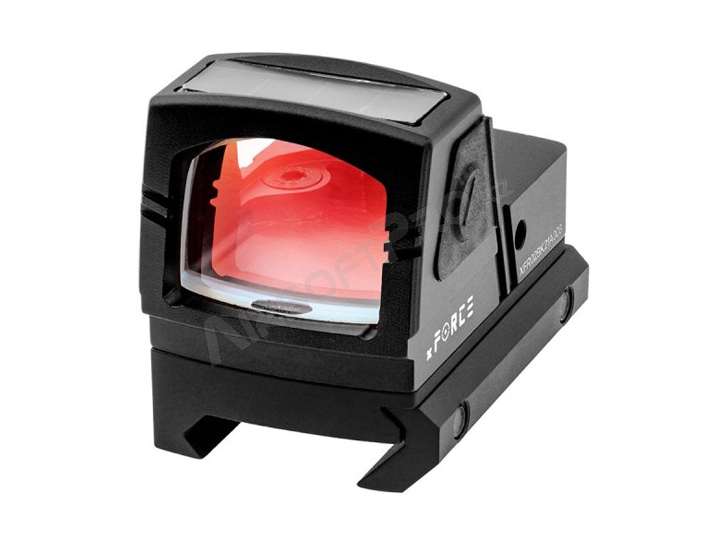 Mini viseur point rouge à alimentation solaire - noir [xFORCE]