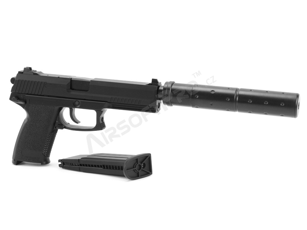 Pistolet airsoft MK-23 Stealth Assassin avec silencieux, GNB [Y&P]