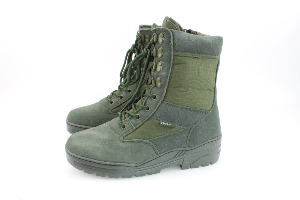 Sniper Pro boots with YKK zipper - Olive Green 360 foto