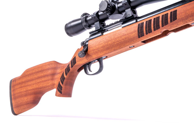 Unique exotic wood CNC rifle stock for Tokyo Marui VSR-10 and JG BAR-10