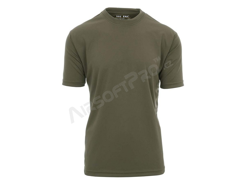 Camiseta Tactical Quick Dry - Oliva, talla 3XL [101 INC]