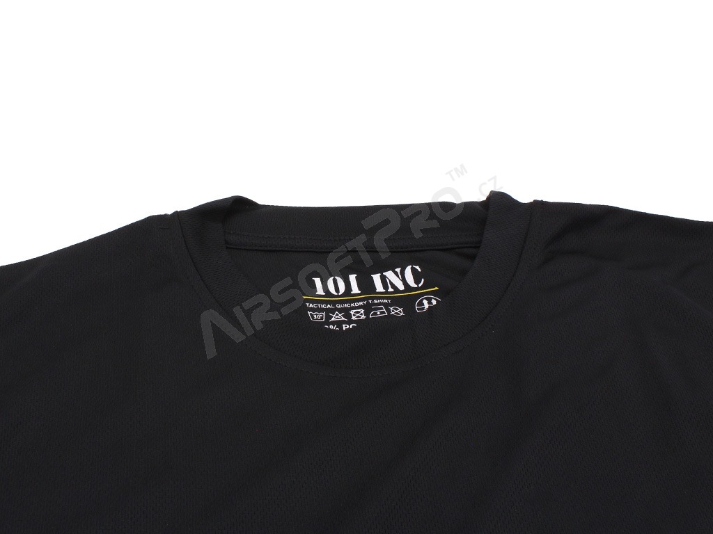 Camiseta Tactical Quick Dry - Negra, talla M [101 INC]