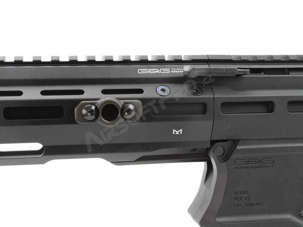 Airsoftová zbraň PCC-45, černá,  elektronická spoušť, mosfet [G&G]