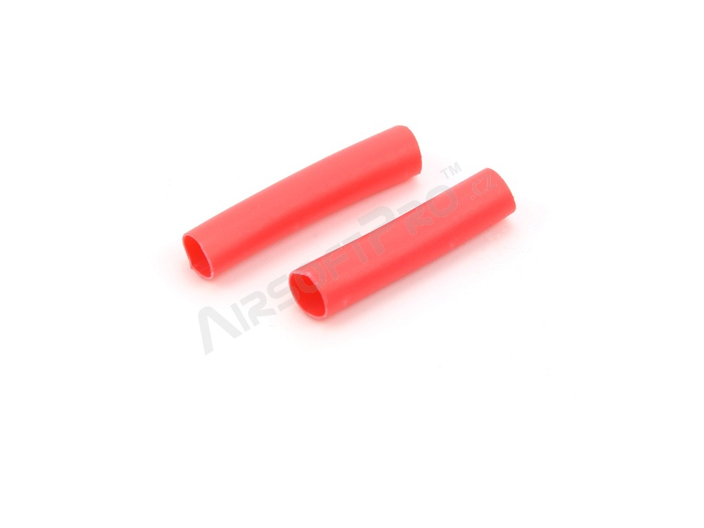 Heat shrinkable tube 3mm - red, 2 pieces [TopArms]