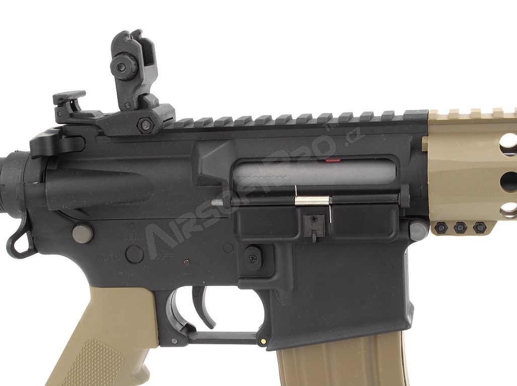 Airsoftová zbraň M4 KEYMOD 10' Sportline BI-TON (Gen.2) - černo-TAN [Lancer Tactical]