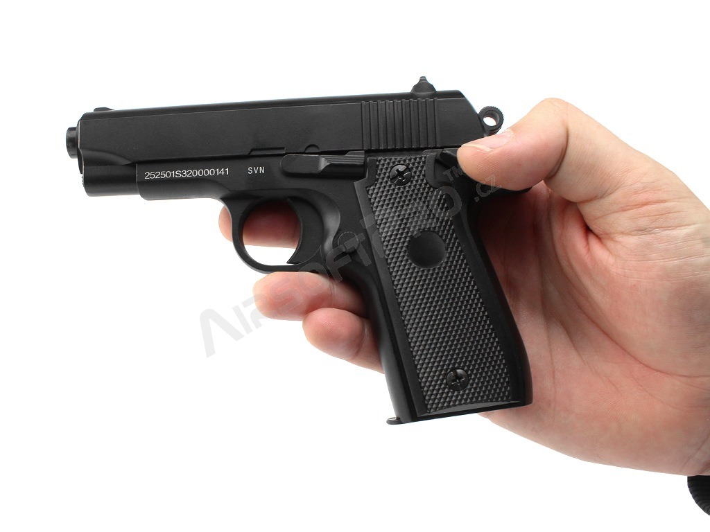 Dětská airsoft pistole P88 - celokov [Well]
