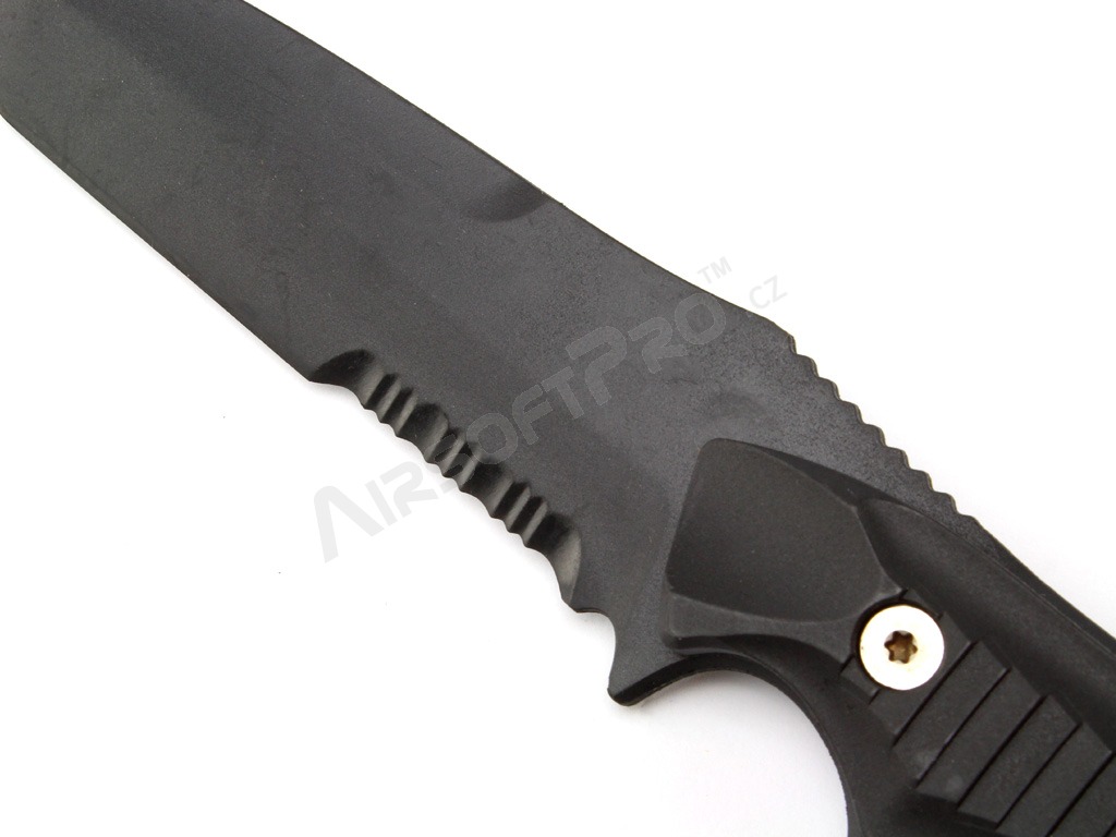 cuchillo estilo 141 con funda de plástico - negro [EmersonGear]