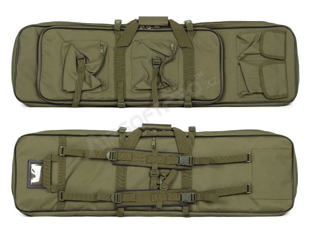 Bolsa de transporte doble para fusil de asalto - 60 y 100 cm - oliva (OD) [A.C.M.]