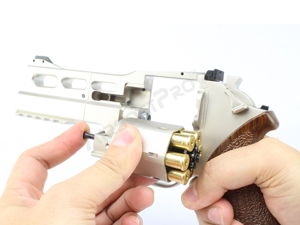 Airsoftový revolver Chiappa Rhino 50DS CO2 - nikl [WG]