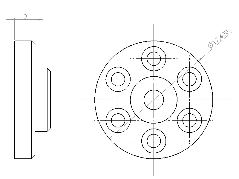 Almohadilla de goma de repuesto para los pistones de los rifles de francotirador de muelle - diámetro: 17,4 mm [AirsoftPro]