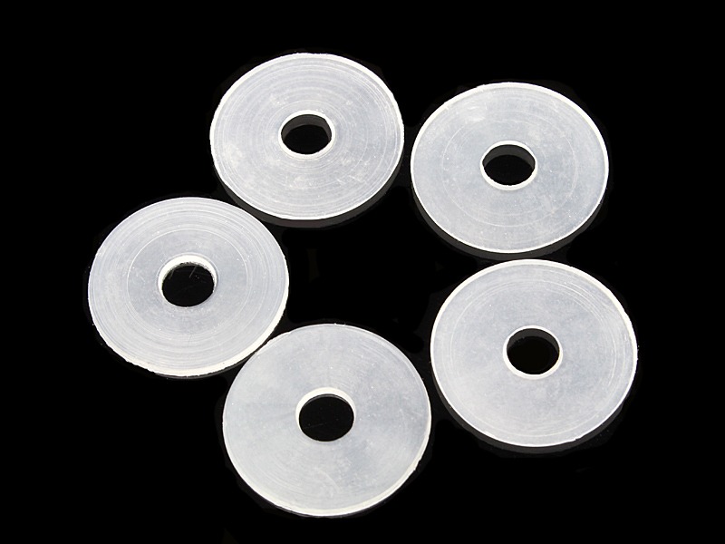 Set of nylon shims for piston position adjustment (AOE) - 5pcs in packing [AirsoftPro]