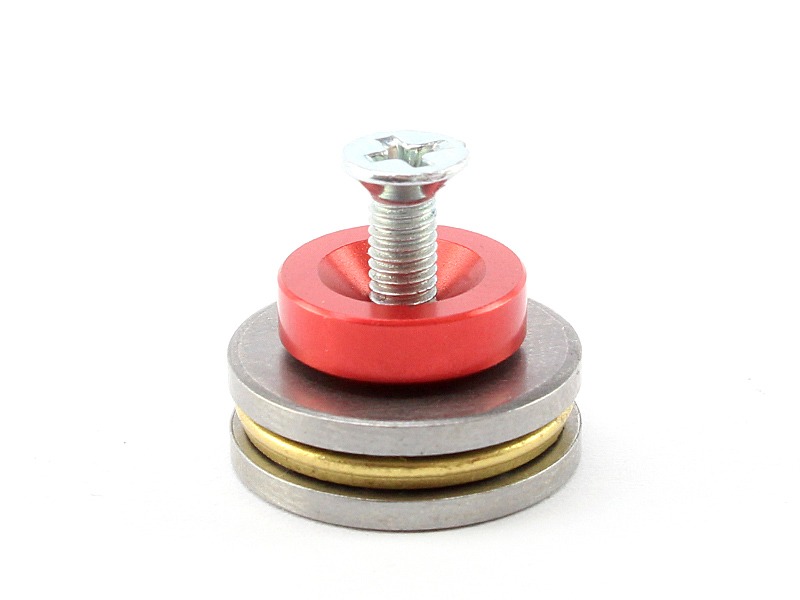 Washer, screw and thrust bearing for piston heads [AirsoftPro]