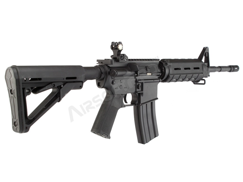 Airsoftová zbraň M4 MOE - celokov, černá [A&K]