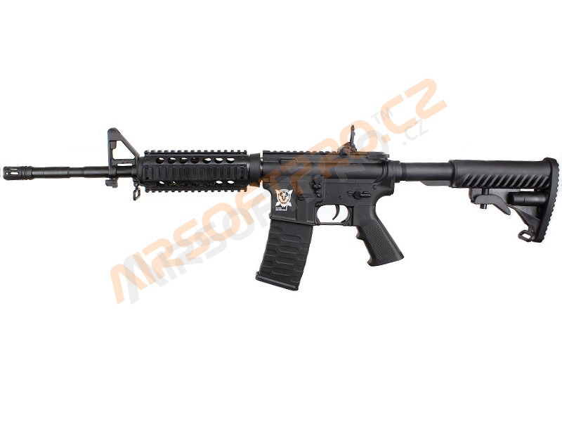 Airsoftová zbraň M4 CQB Style Kompetitor EBB, polymer - černá [APS]