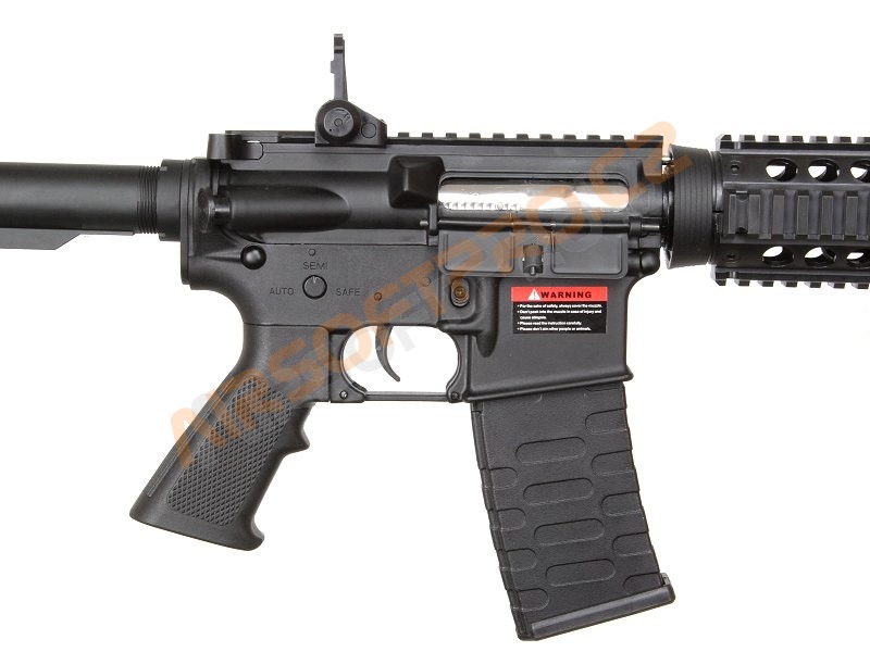Airsoftová zbraň M4 CQB Style Kompetitor EBB, polymer - černá [APS]