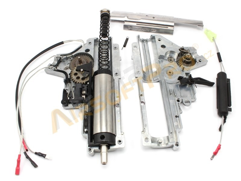 Complete QD gearbox V2 for M4/16 Silver Edge s M130, El.Blowback - back wiring [APS]