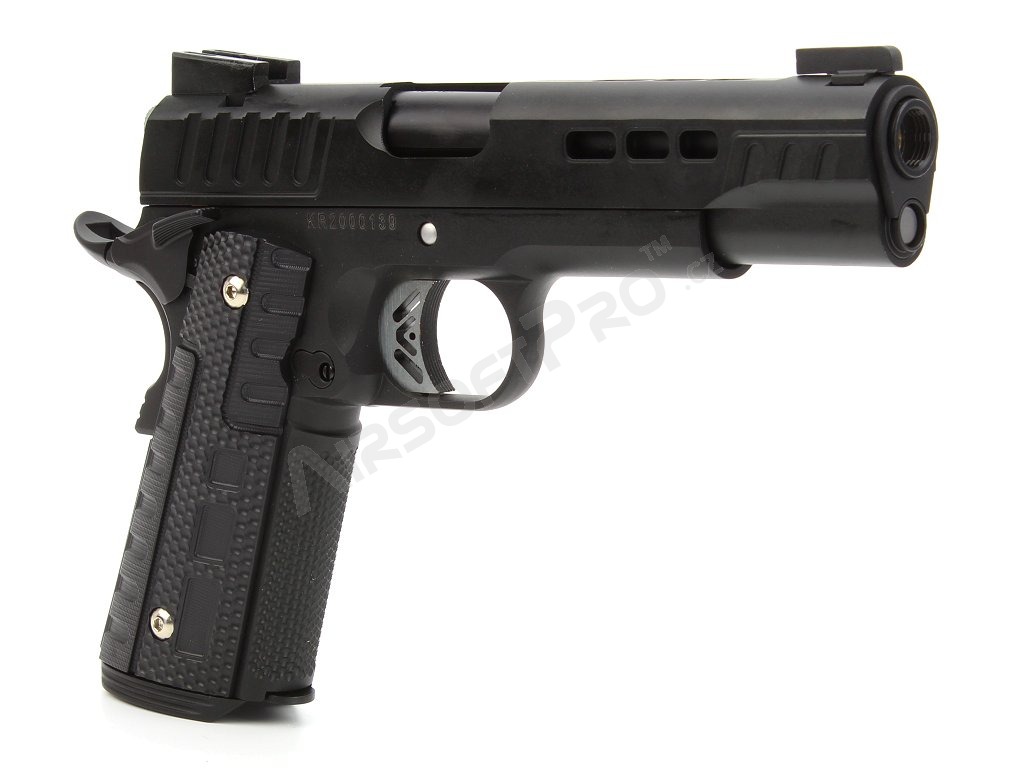 Airsoft pistol KP1911 - GBB, full metal, black [ASCEND]