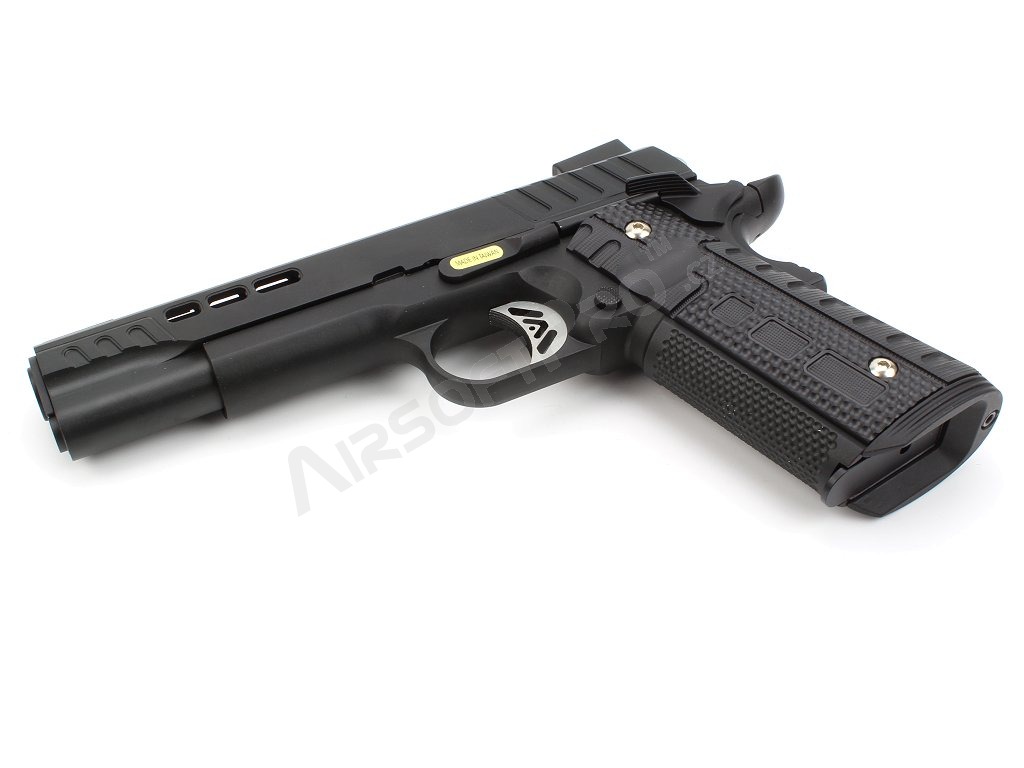 Pistola de airsoft KP1911 - GBB, full metal, negra [ASCEND]