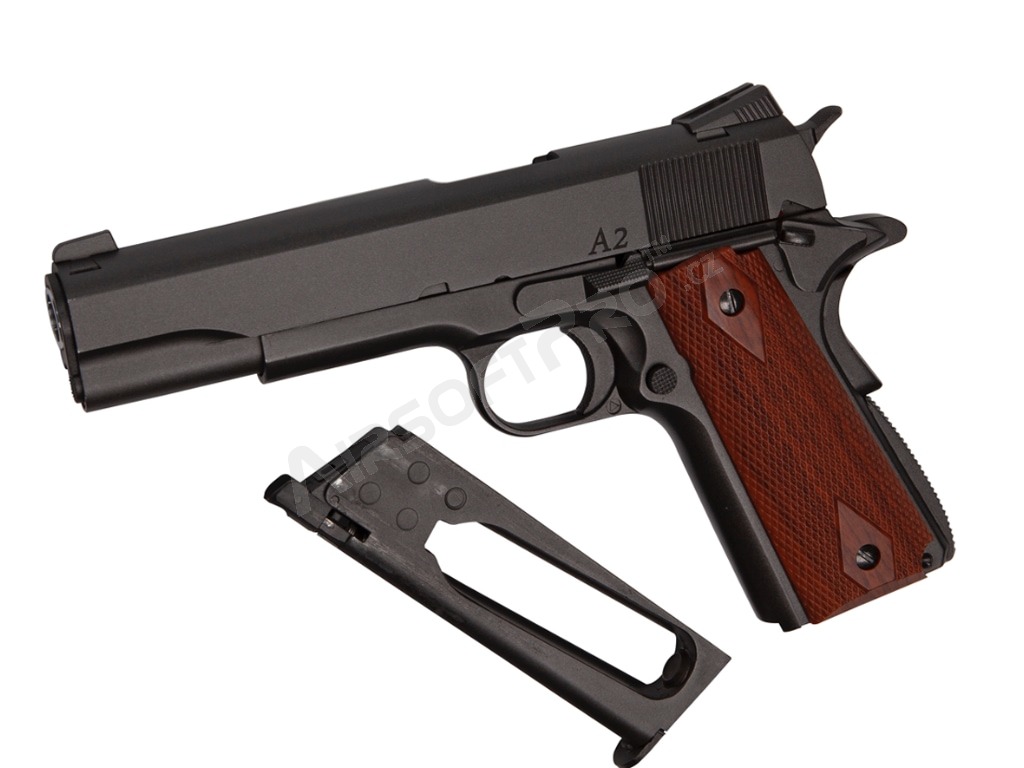 Pistola de airsoft Dan Wesson 1911 A2 - CO2, blowback, full metal [ASG]