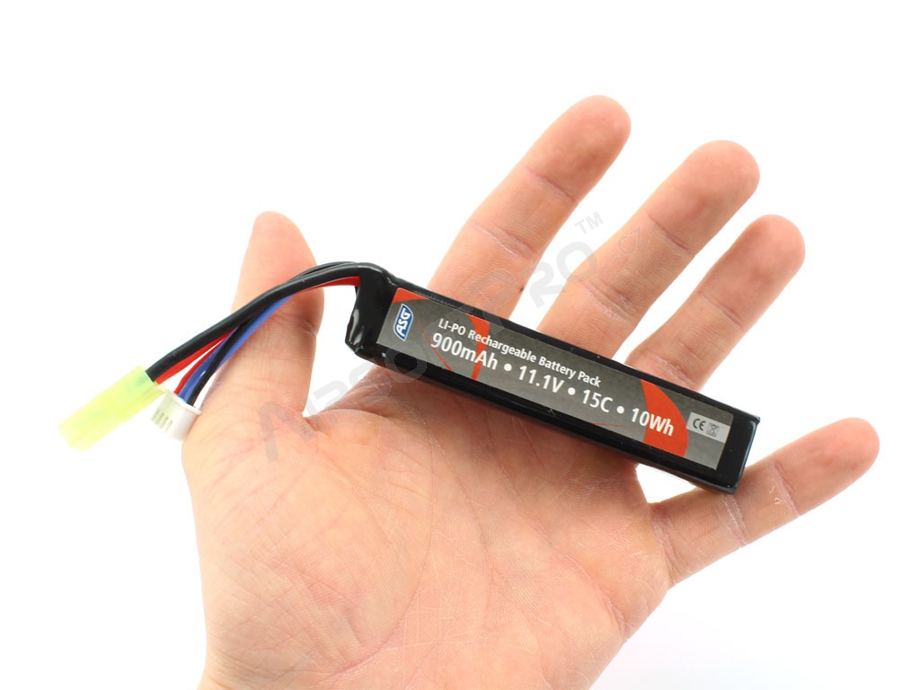 Batería Li-Po 11,1V 900mAh 15C [ASG]