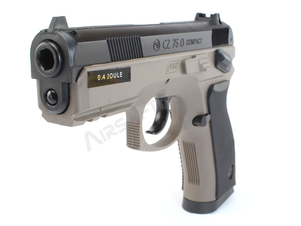 Airsoft pistole CZ 75D Compact - DualTone FDE [ASG]