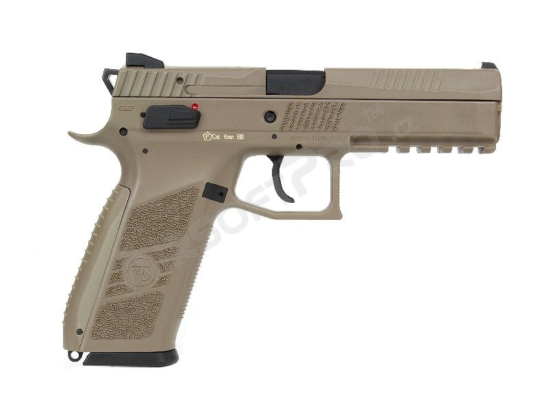 Airsoftová pistole CZ P-09 FDE, plyn, blowback [ASG]