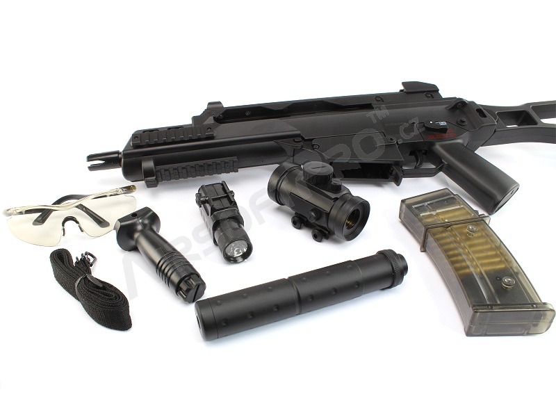 Airsoftová zbraň DLV36, kompletní set s příslušenstvím [ASG]