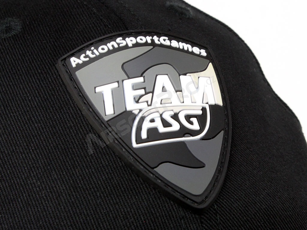 Gorra deportiva TEAM ASG con velcro - negra [ASG]