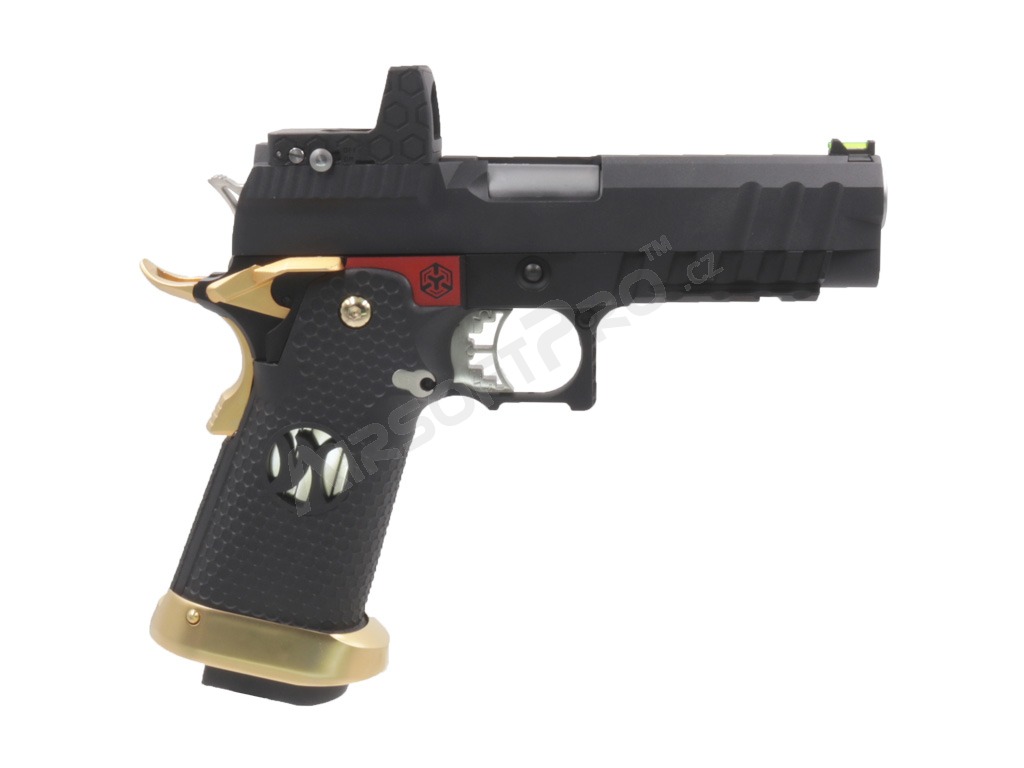 Pistola de airsoft GBB Hi-Capa 4.3 HX26 - negro/oro [AW Custom]