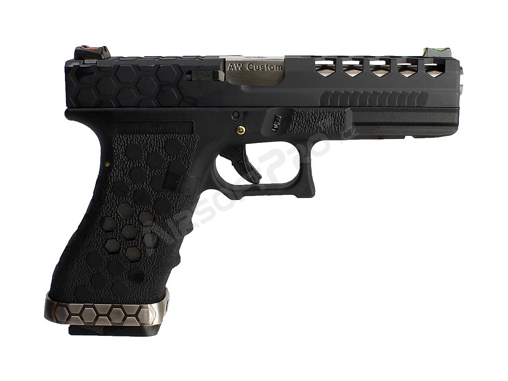 Pistola GBB de airsoft G-HexCut VX01 - Negra [AW Custom]